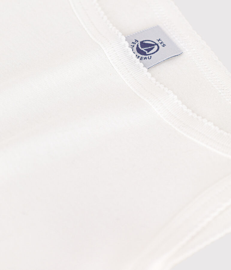 Chemise &agrave; bretelles L'ICONIQUE en coton BIO Femme blanc