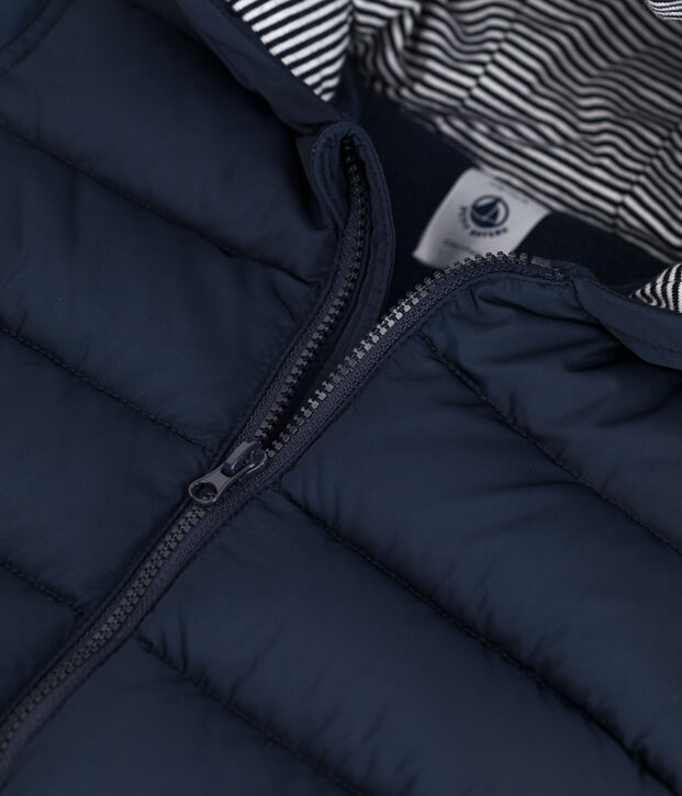 Doudoune recyl&eacute;e b&eacute;b&eacute; bleu marine