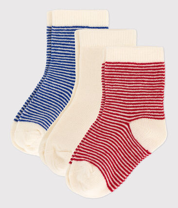 PETIT BATEAU - Lot de 3 paires de chaussettes bébé