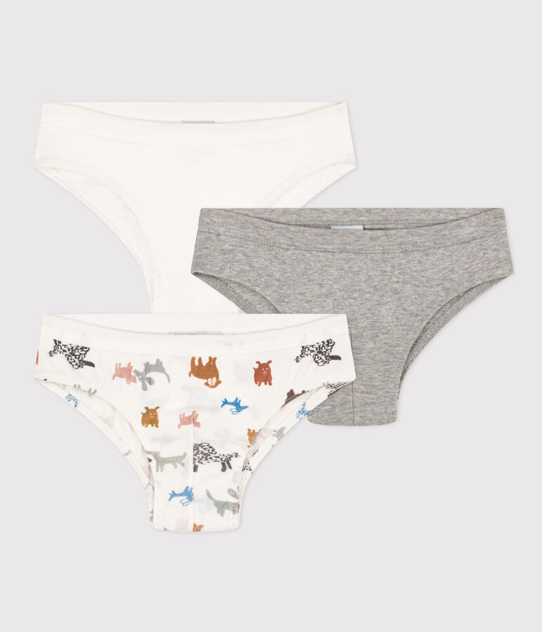 Lot de 3 slips chien en coton petit gar&ccedil;on variante 1
