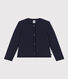 Cardigan en tubique matelassé enfant fille
