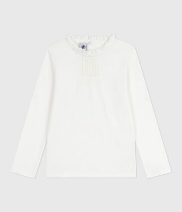 Tee-shirt enfant manches longues en coton uni