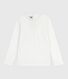 Tee-shirt enfant manches longues en coton uni