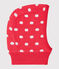 Cagoule bébé mixte rouge SIGNAL/blanc MARSHMALLOW