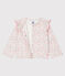 Cardigan léger imprimé bébé fille blanc MARSHMALLOW/blanc MULTICO