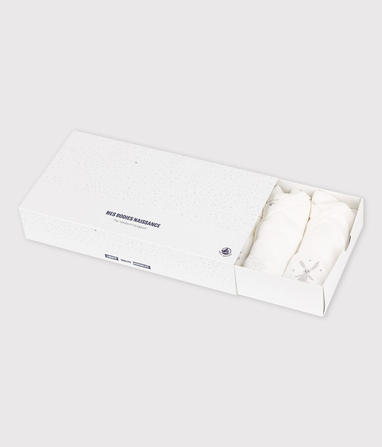 Lot de 5 bodies b&eacute;b&eacute; en coton biologique variante 1