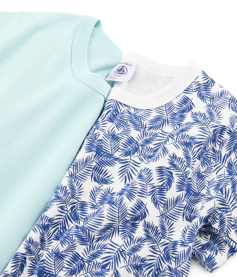 Lot de 2 tee-shirts manches courtes petit gar&ccedil;on multicouleur