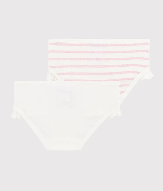 Lot de 2 culottes volantées à paillettes petite fille variante 1