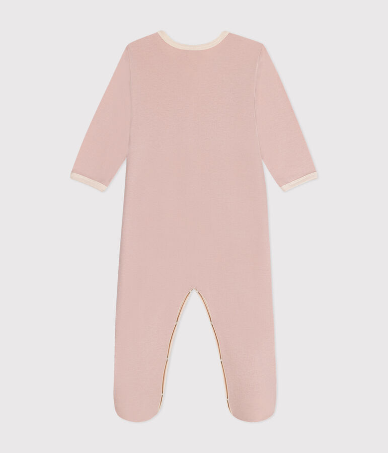 Pyjama b&eacute;b&eacute; en coton rose SALINE