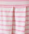 ROBE MANCHE COURTE blanc MARSHMALLOW/rose BABYLONE