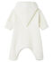 Combinaison longue bébé en tubique matelassé blanc MARSHMALLOW