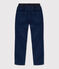 Pantalon droit en velours moyen enfant fille / garçon CREPUSCULE