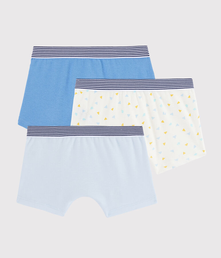 Lot de 3 boxers imprim&eacute; g&eacute;om&eacute;trique petit gar&ccedil;on multicouleur