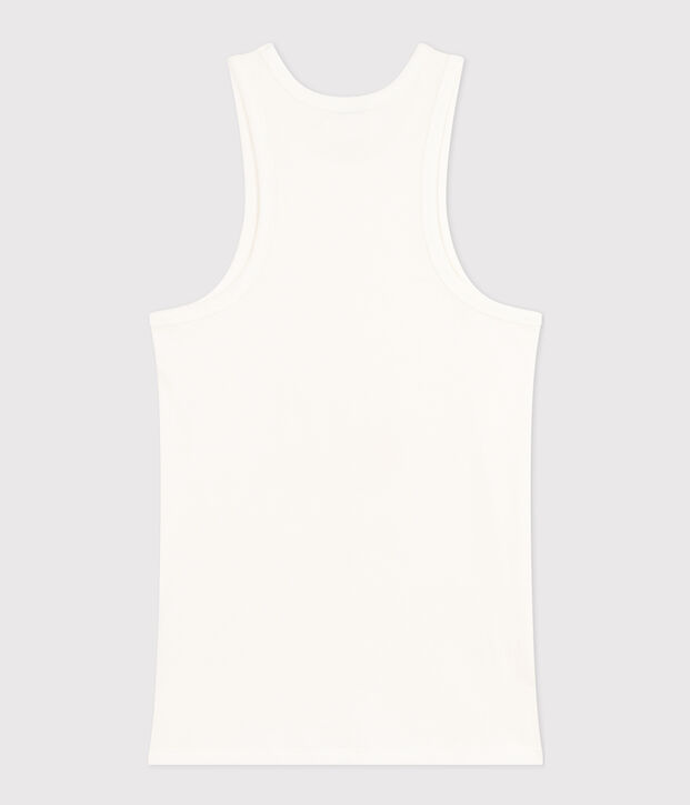 D&eacute;bardeur en coton femme blanc