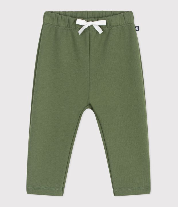 Pantalon de jogging b&eacute;b&eacute; en coton uni kaki