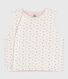 Gilet sans manche réversible bébé en coton imprimé