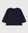 Tee-shirt manches longues en jersey bébé bleu SMOKING