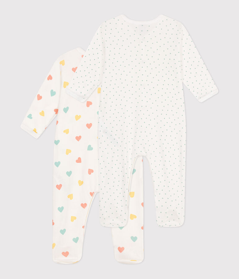 Lot de 2 pyjamas b&eacute;b&eacute; en coton imprim&eacute; variante 1