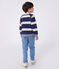 Sweatshirt enfant mixte en coton à rayures bleu MEDIEVAL/ AVALANCHE