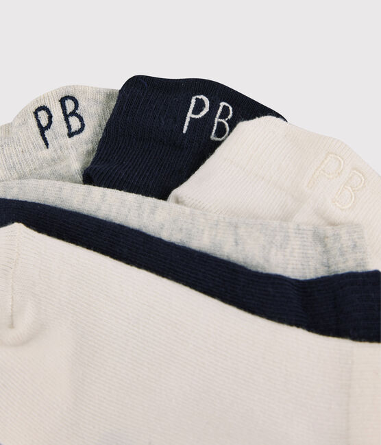 Lot de 3 paires de chaussettes basses enfant fille-garçon variante 1