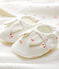 Coffret carré de bain et chaussons bébé en éponge et coton biologique blanc MARSHMALLOW/blanc MULTICO