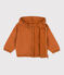 Sweatshirt à capuche bébé marron ECUREUIL