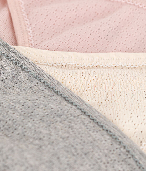 Lot de 3 culottes en coton ajouré femme variante 1