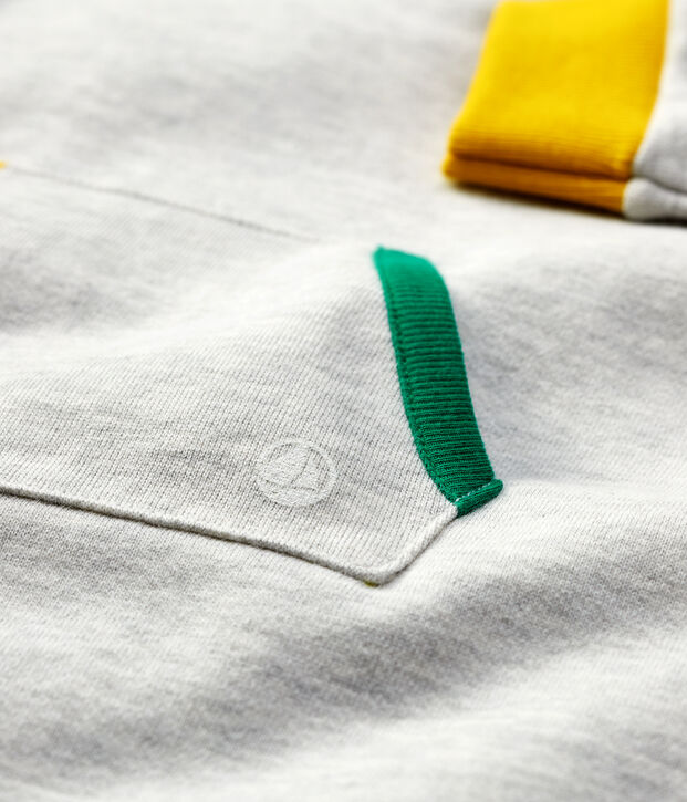 Robe en molleton b&eacute;b&eacute;. gris