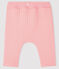 Caleçon bébé en tubique matelassé rose CHARME