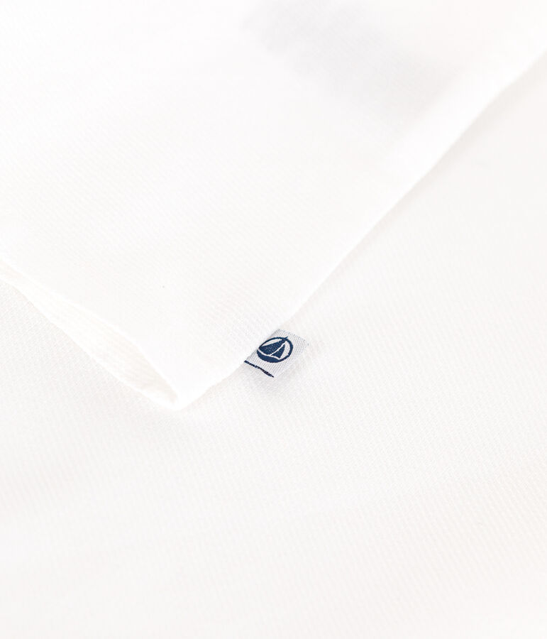 Blouse en coton piqu&eacute; b&eacute;b&eacute; blanc