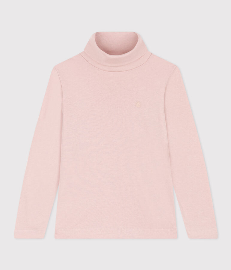 Sous-pull en coton enfant fille / gar&ccedil;on rose