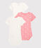 Lot de 3 bodies manches courtes printanier bébé fille variante 1