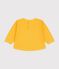 Sweatshirt en molleton bébé jaune DAISY