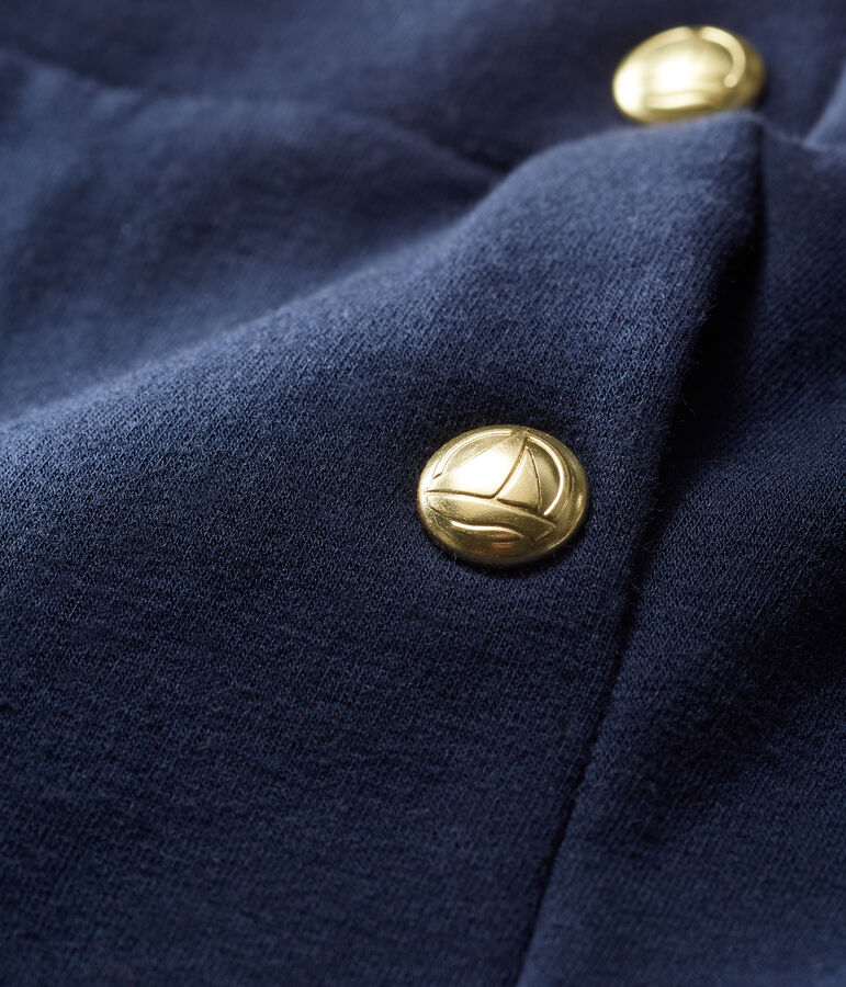 Legging avec short b&eacute;b&eacute; fille bleu/blanc