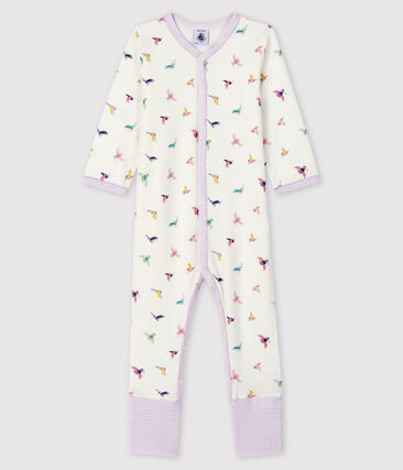 PETIT BATEAU - Dors-bien à pieds amovibles bébé fille en côte
