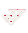 Lot de 2 culottes coeur femme Variante 1 PACK