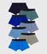 Lot de boxers enfant en coton uni
