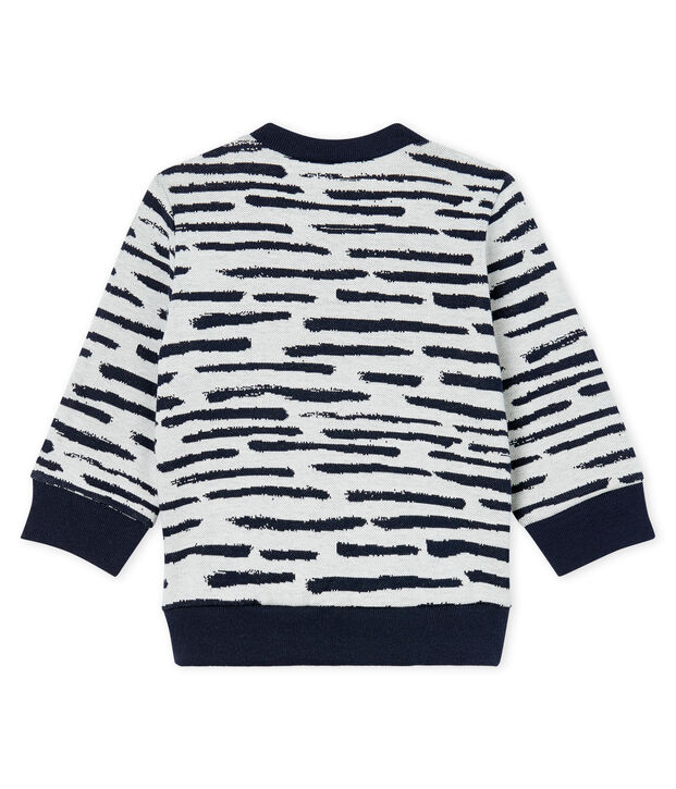Sweatshirt b&eacute;b&eacute; mixte Jean Jullien blanc/DASH