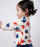 Cardigan bébé en coton, imprimé oiseaux blanc AVALANCHE/ MULTICO