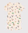 Pyjama short en coton imprimé multi sports enfant blanc AVALANCHE/ MULTICO