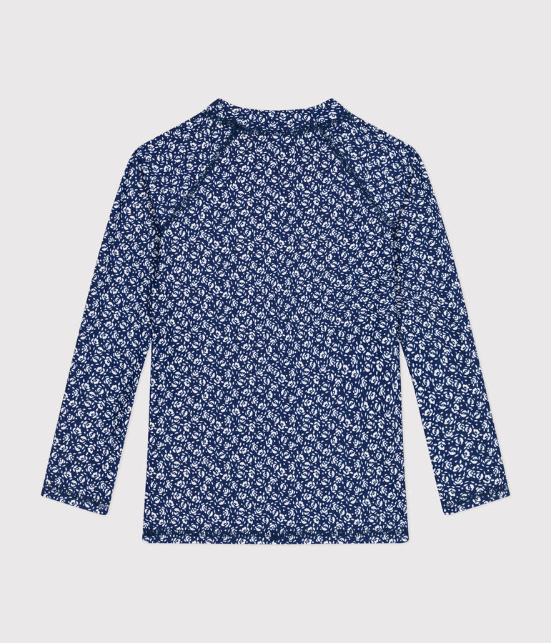 Tee-shirt anti-UV enfant fille INCOGNITO/ MARSHMALLOW