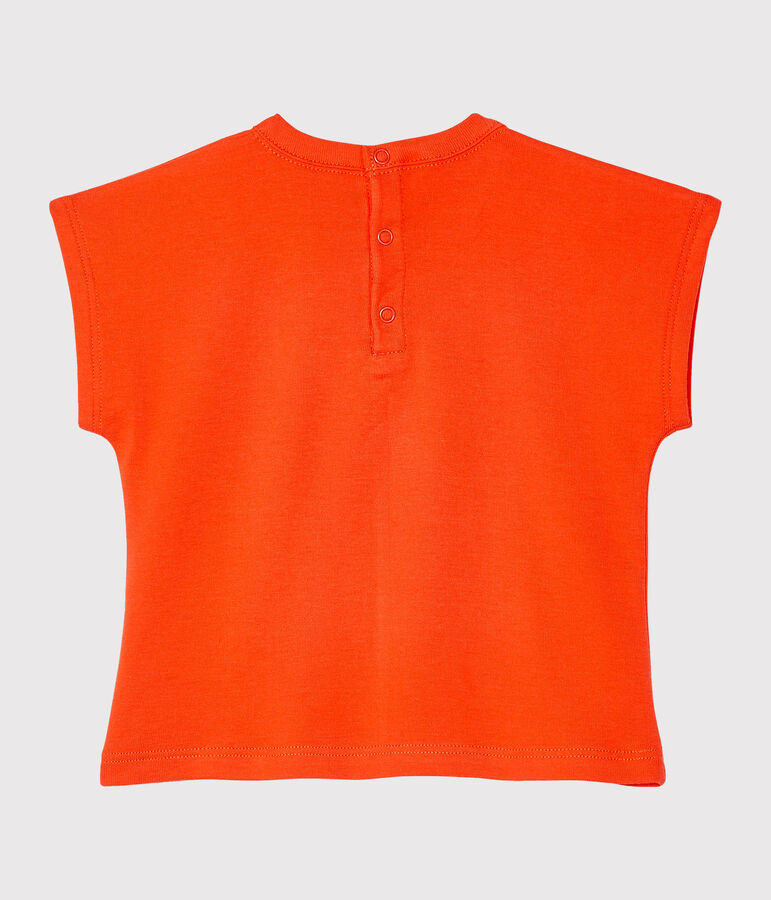 Tee-shirt manches courtes b&eacute;b&eacute; gar&ccedil;on rouge