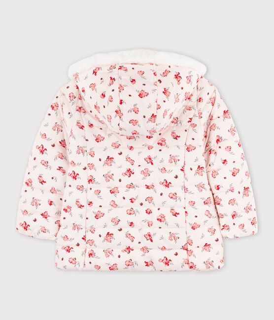 Doudoune enfant fille rose FLEUR/ MULTICO CN