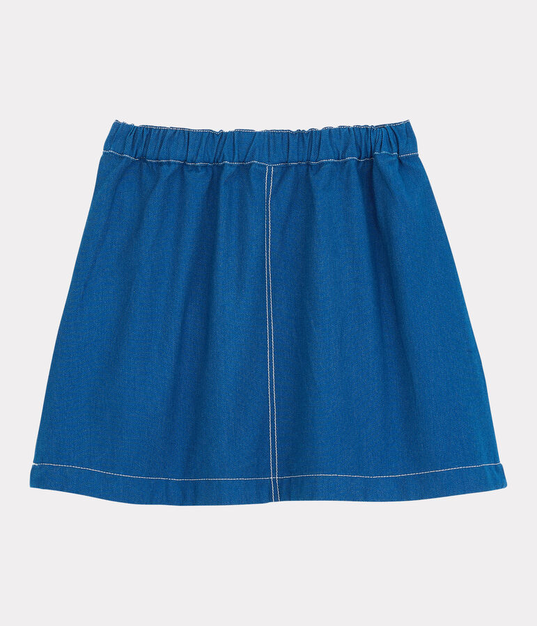 Jupe en serge enfant fille bleu MAJOR