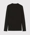 T-shirt col rond iconique en coton Femme noir NOIR