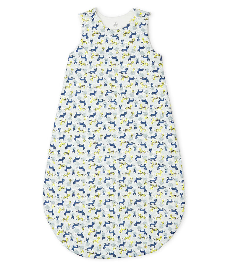 Gigoteuse b&eacute;b&eacute; en c&ocirc;te blanc MARSHMALLOW/bleu MEDIEVAL