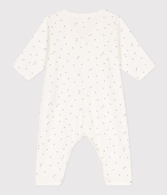 Dors-bien étoiles en coton blanc MARSHMALLOW/gris GRIS