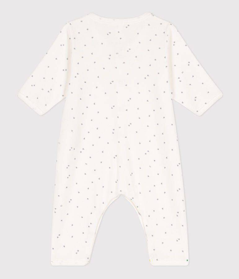 Dors-bien &eacute;toiles en coton blanc MARSHMALLOW/gris GRIS