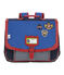 Cartable enfant Petit Bateau x Tann's bleu SMOKING/rouge TERKUIT/ MARSHMALLOW