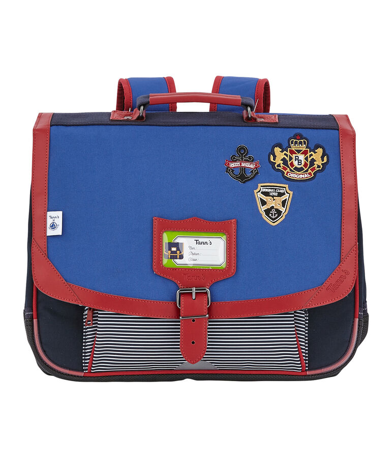 Cartable enfant Petit Bateau x Tann's bleu/rouge/blanc